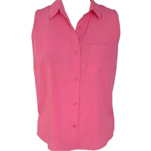 Jessica Simpson sleeveless PINK blouse S
